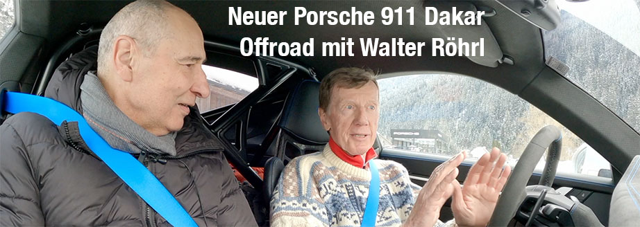 Schneewalzer mit Walter Röhrl