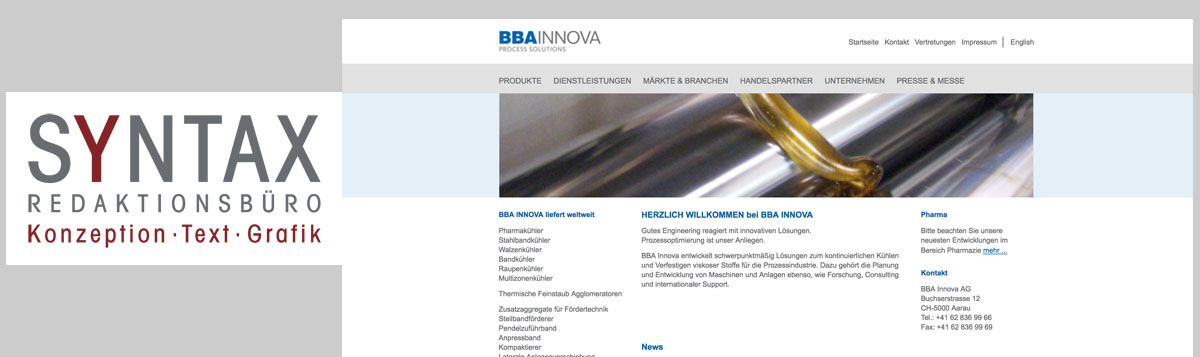 Website: Engineering / Maschinenbau 